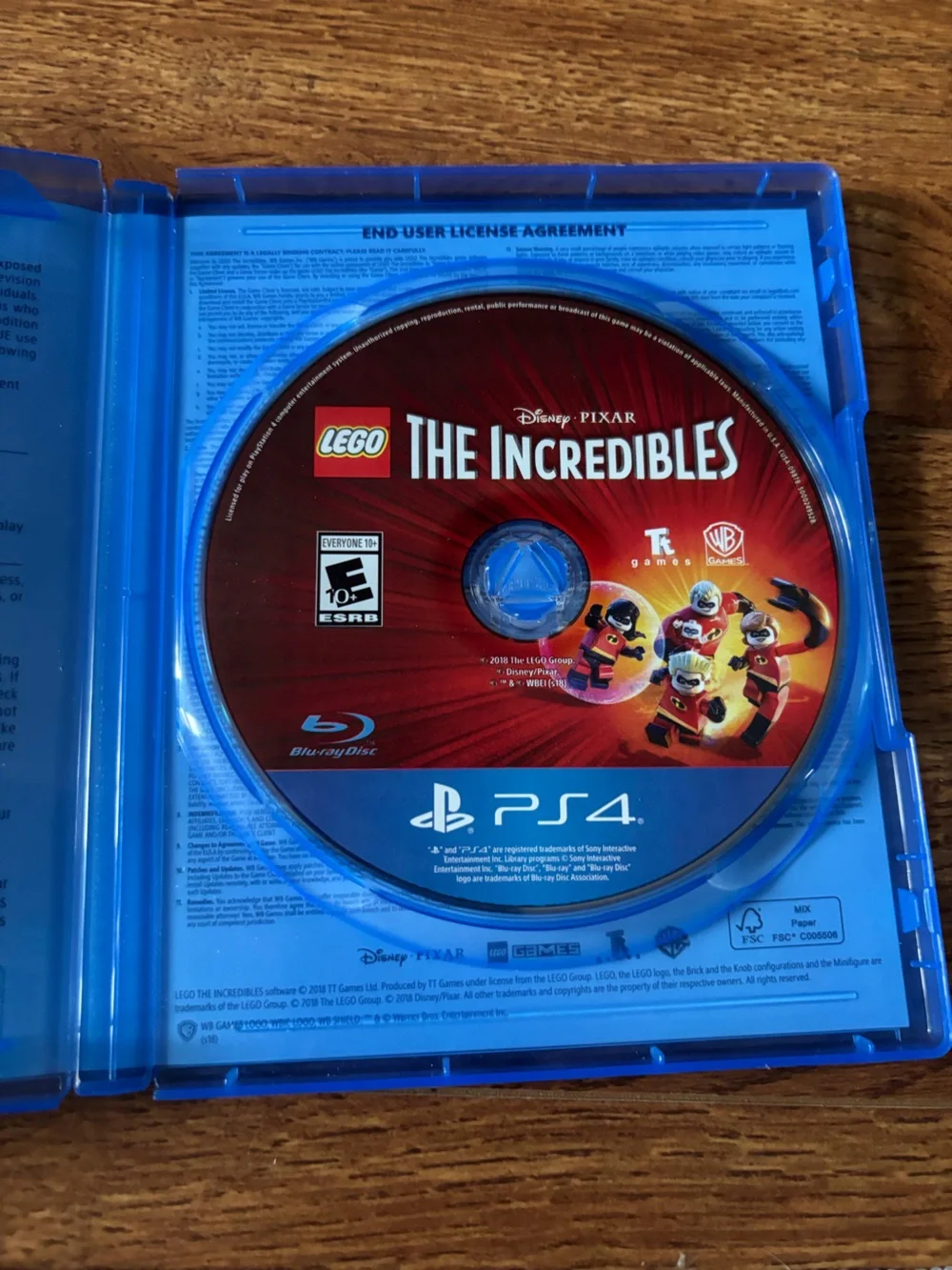 Nintendo LEGO Disney The Incredibles PS4 video game